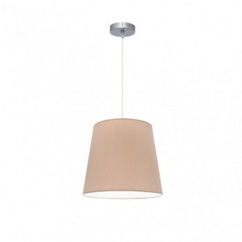 Distribuidor - Lâmpadas Diversas | Colgantes Clássicas | COLGANTE MALDIVAS 1XE27 CROMO/PIEDRA REGX35X35 CM Ref: 110693528